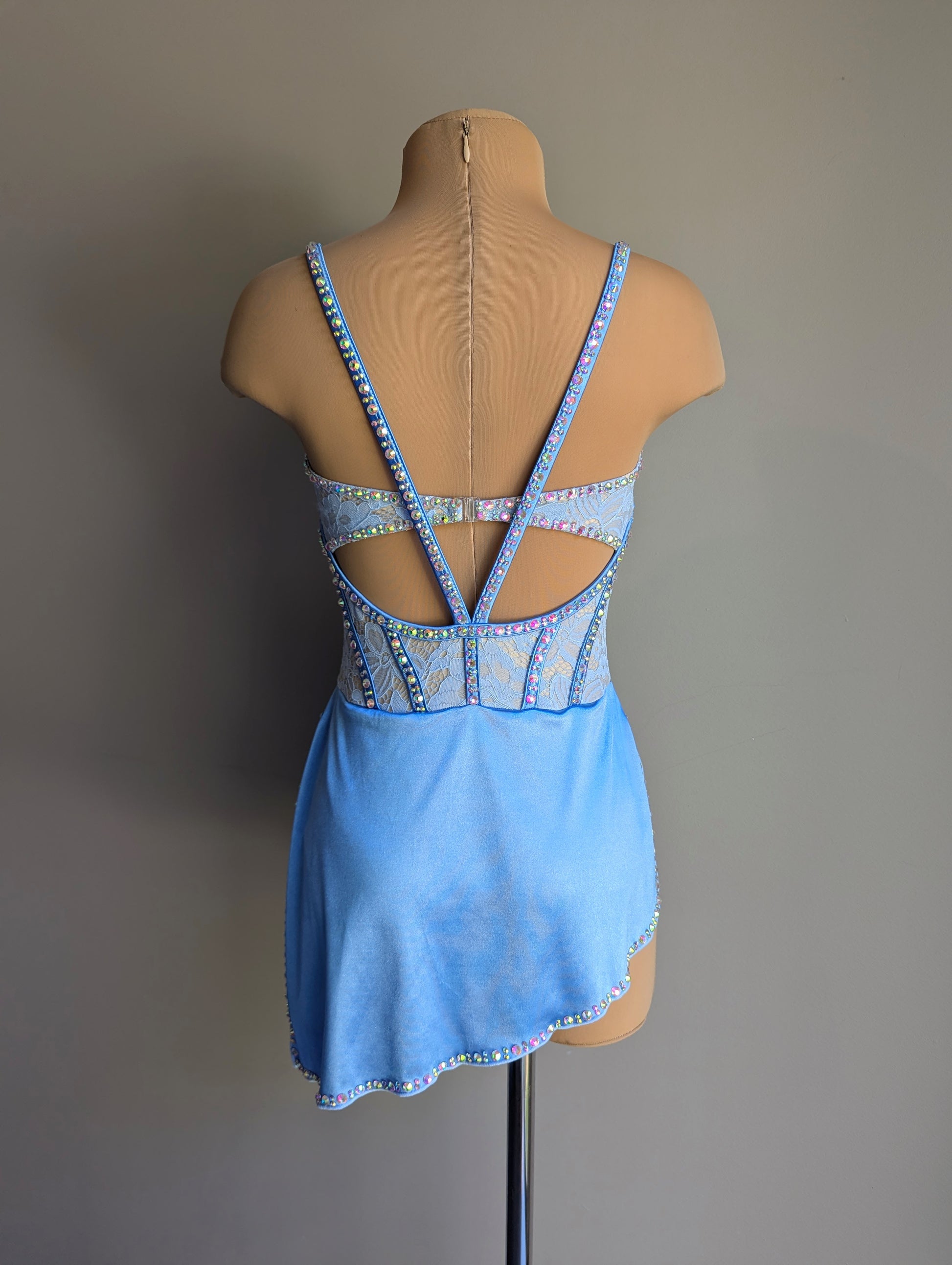 Cornflower Angelina Base - Barely There Dazzling by DMDC 