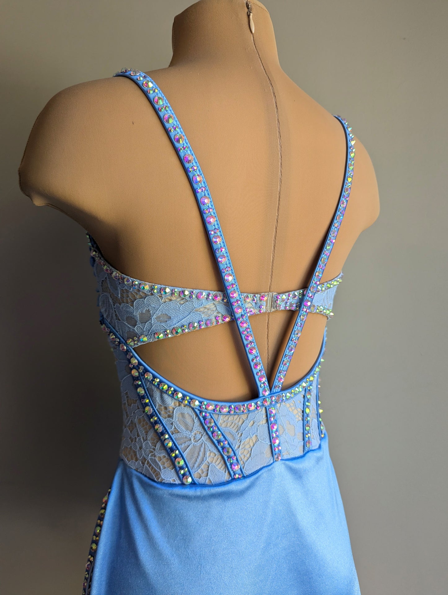 Cornflower Angelina Base - Barely There Dazzling by DMDC 