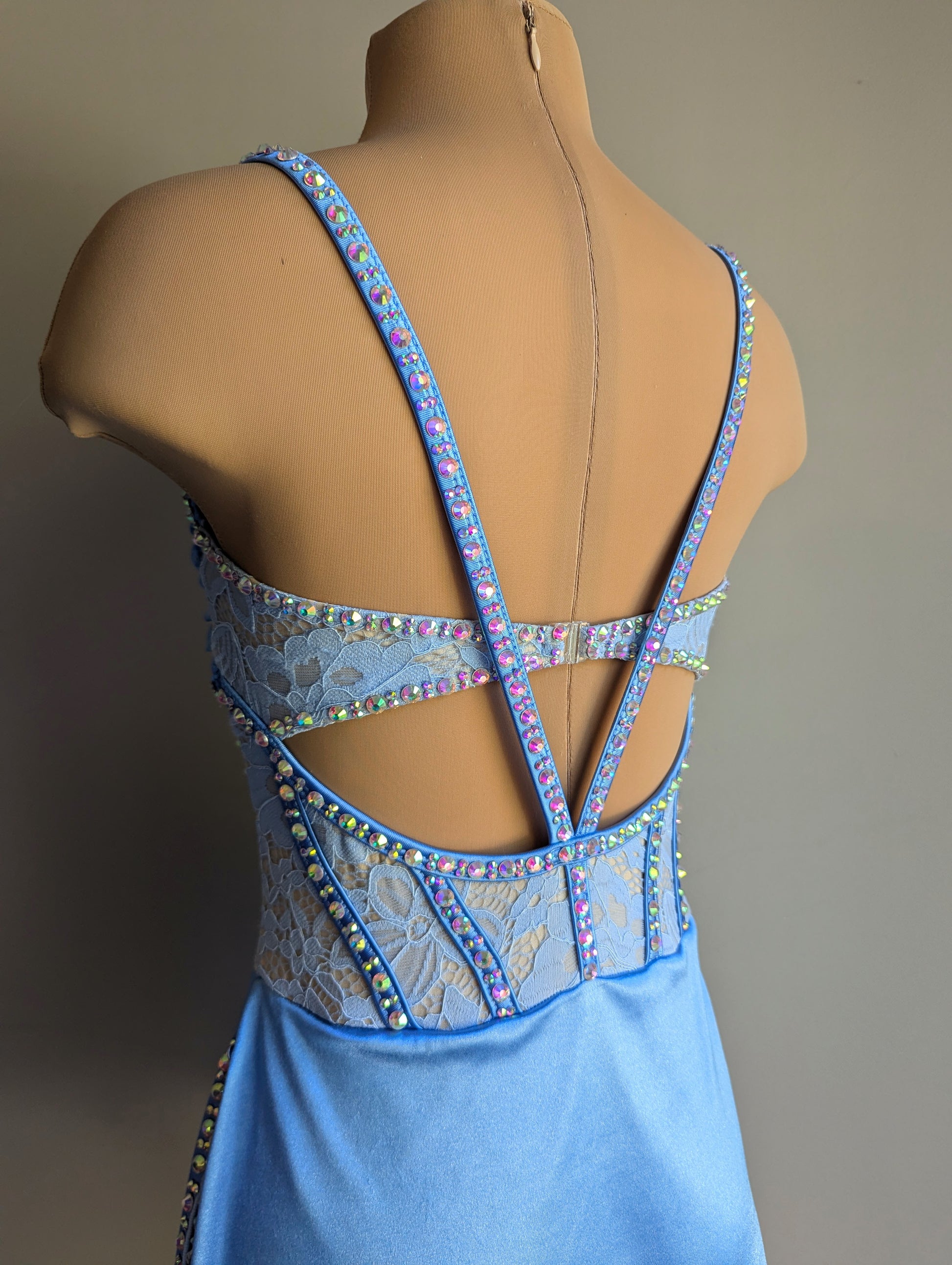 Cornflower Angelina Base - Barely There Dazzling by DMDC 