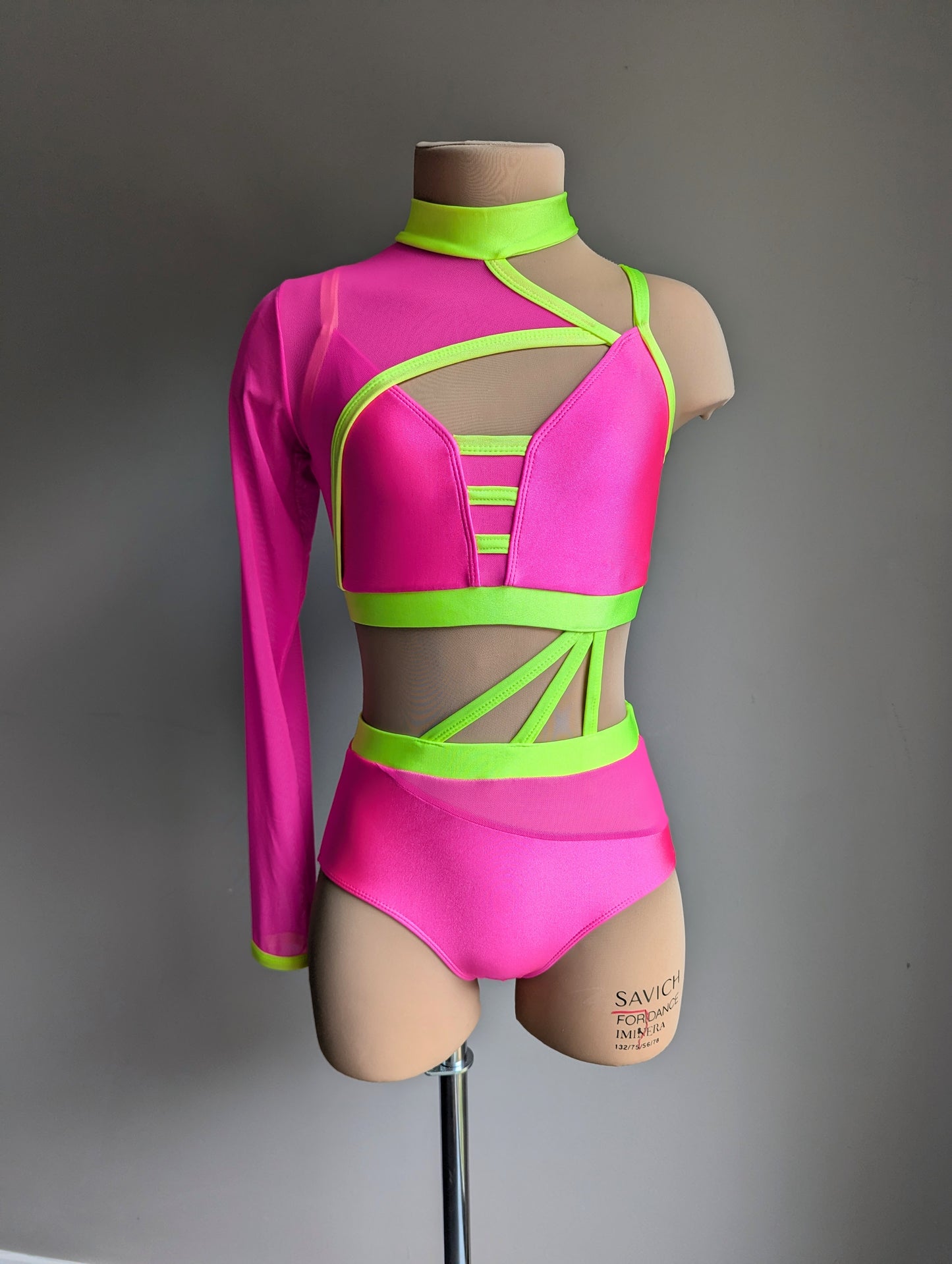 Bubblegum Burst Set - Pink & Neon Yellow 