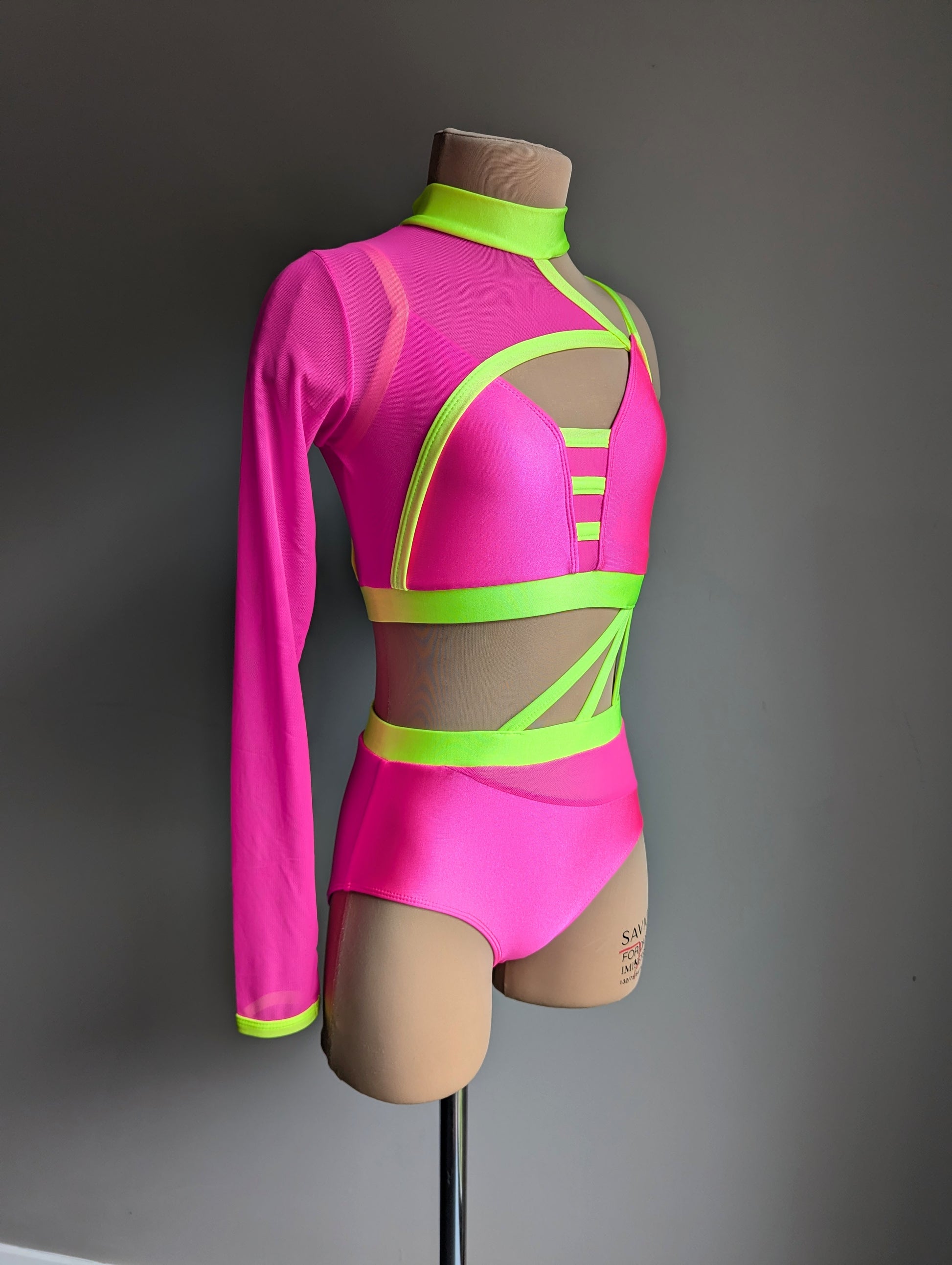 Bubblegum Burst Set - Pink & Neon Yellow 