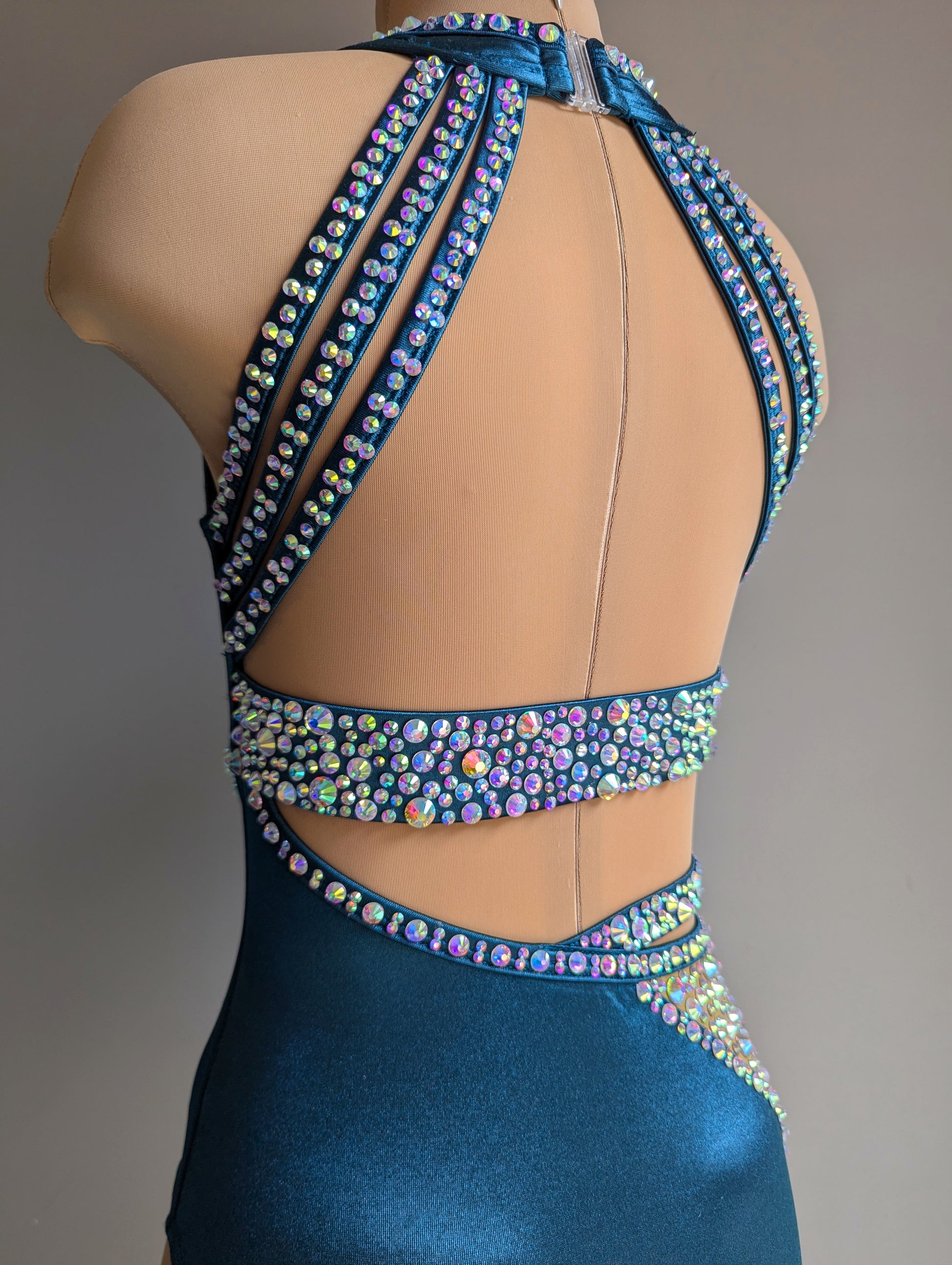 Dark Cyan Rebellion Leo - Barely There Dazzling by DMDC 