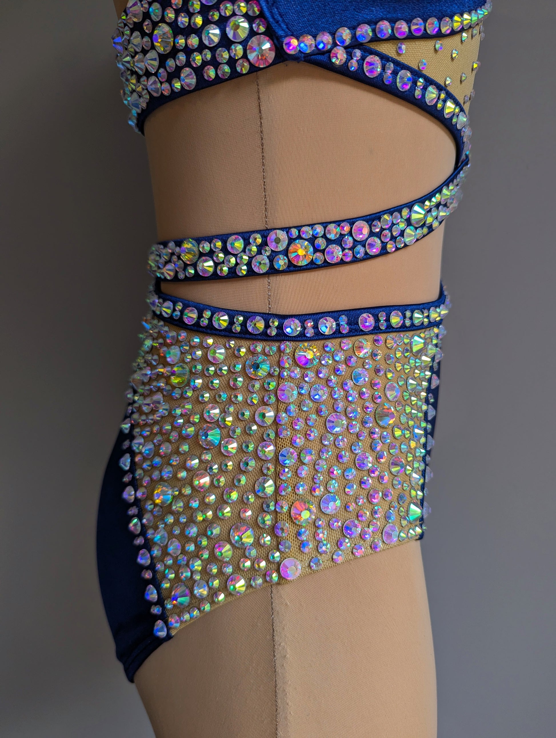 Dark Navy Rebellion Leo - Barely There Dazzling by DMDC 