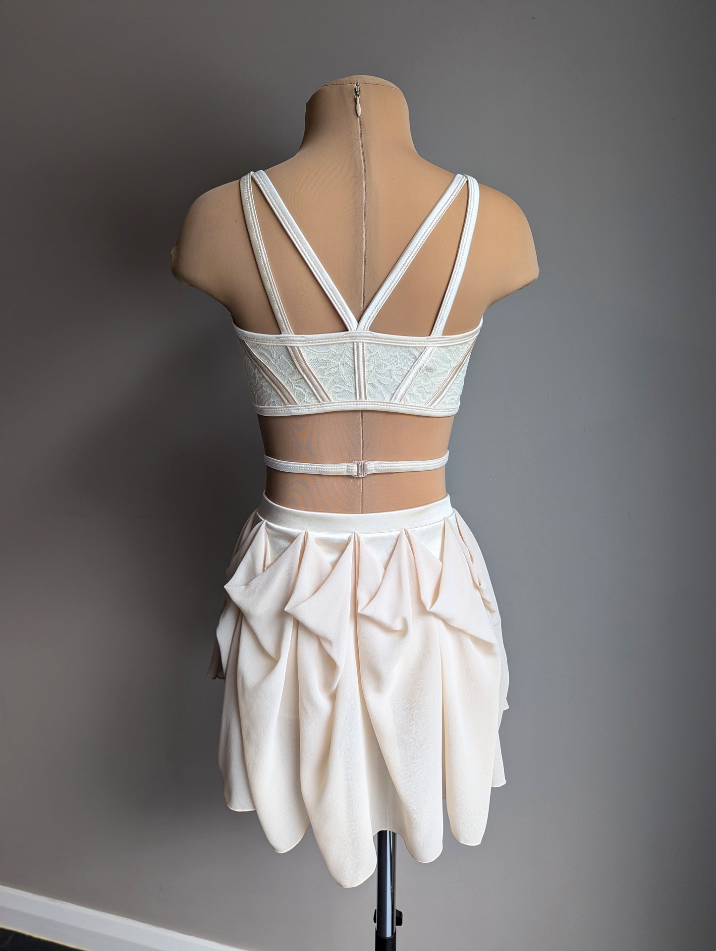 Cherish Set- Ivory Satin & Lace