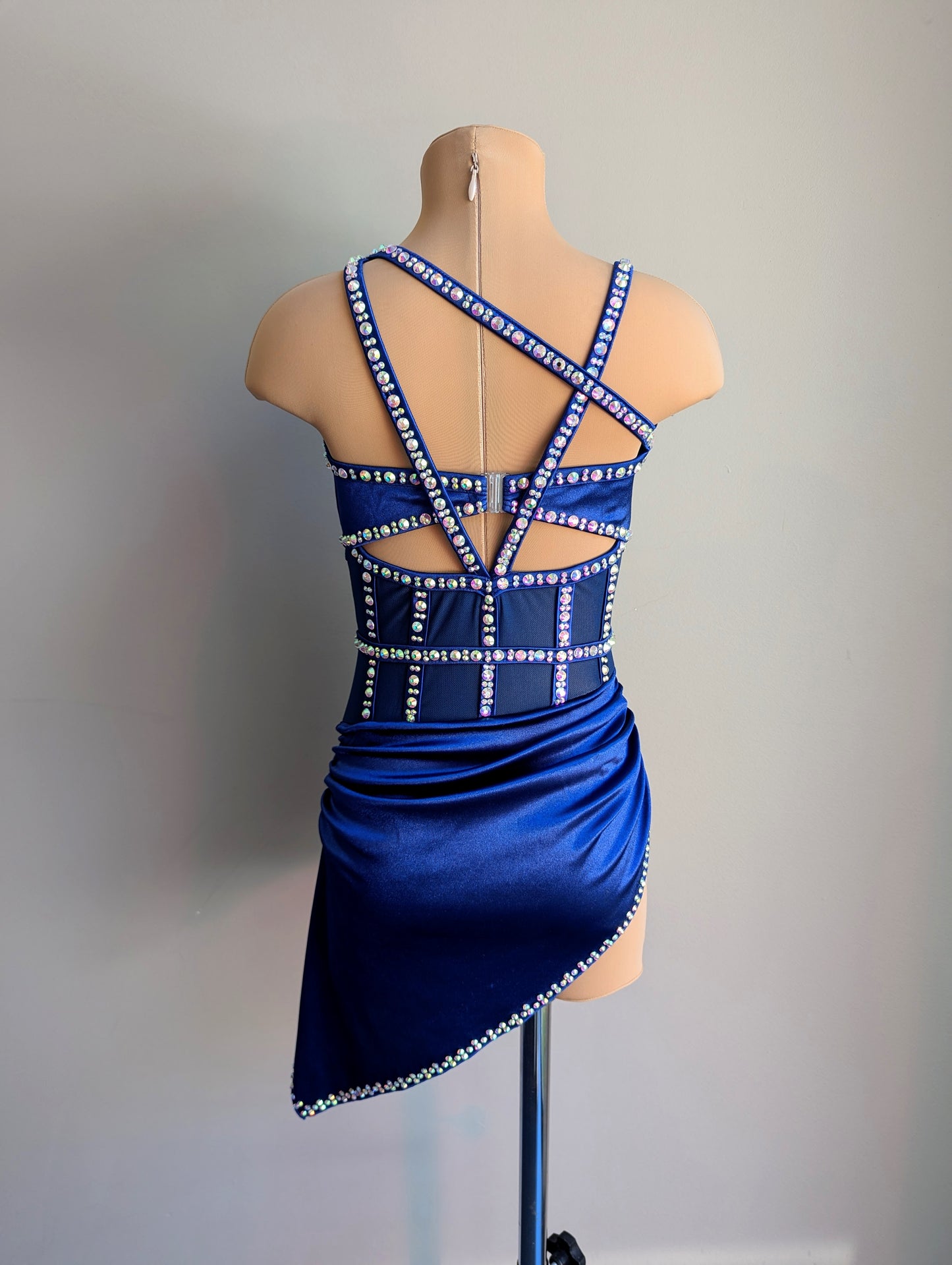 Romance Set Navy Satin - Barely There Dazzling