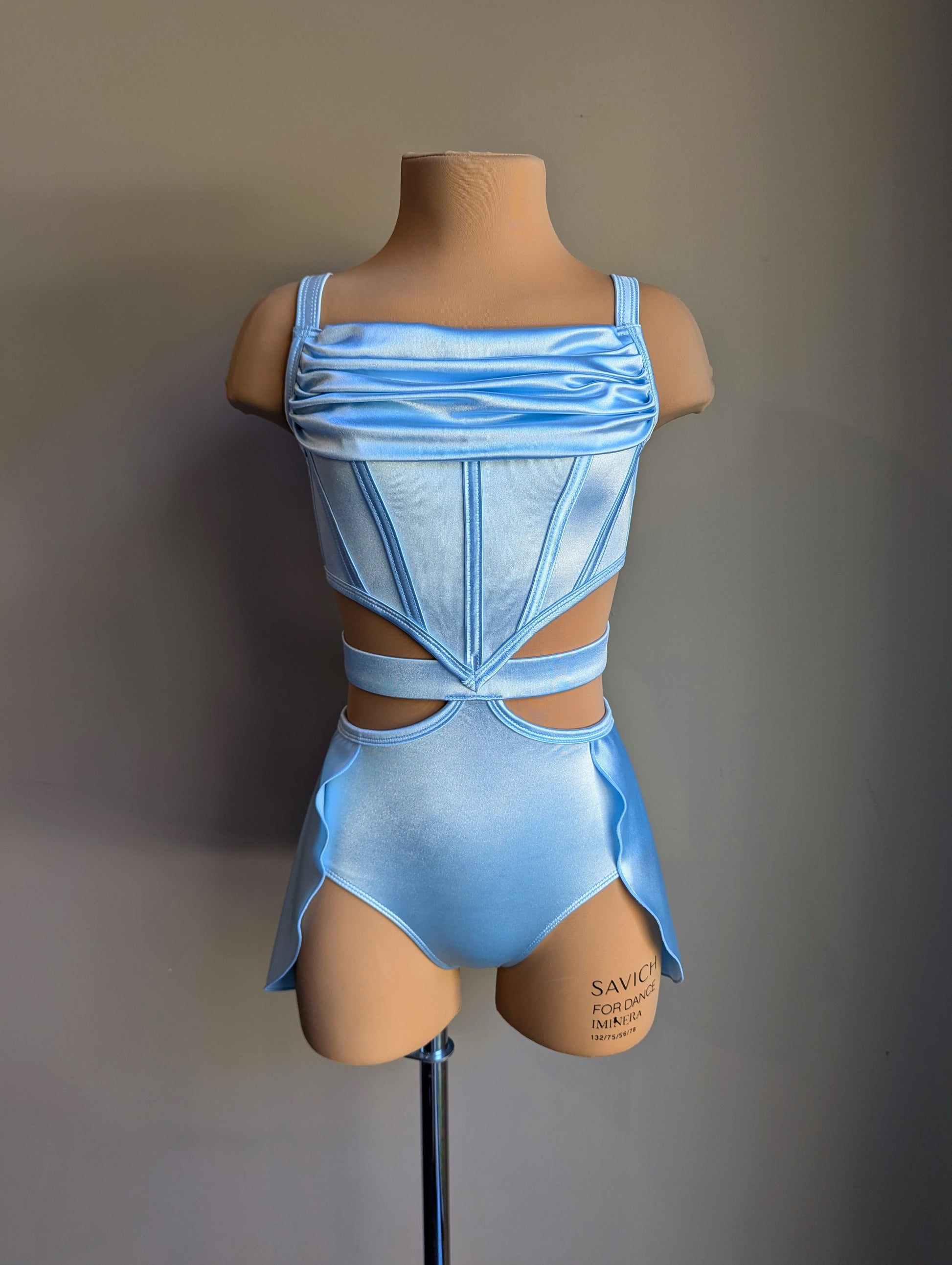 Whisper - Sky Blue Satin 