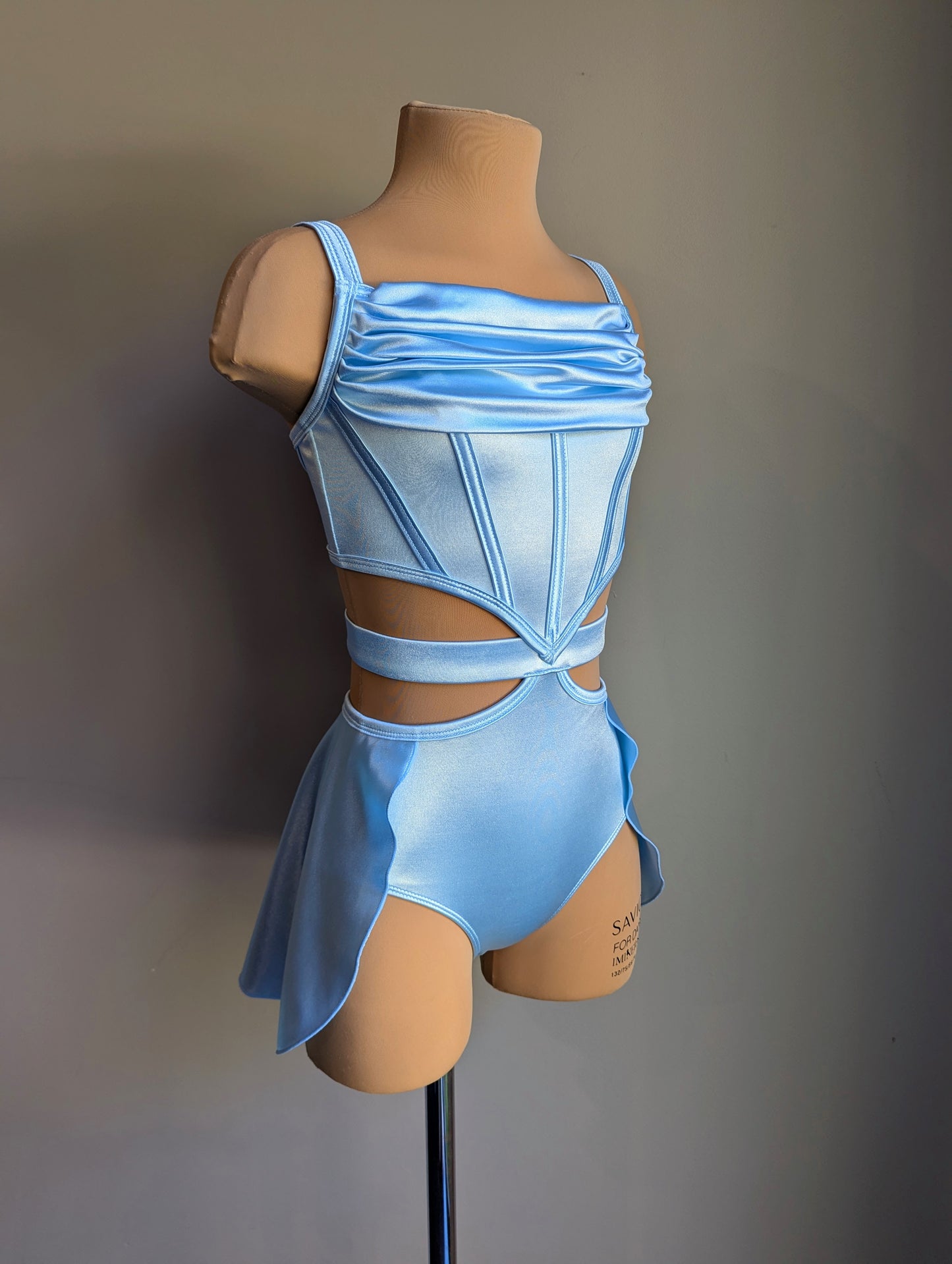 Whisper - Sky Blue Satin 