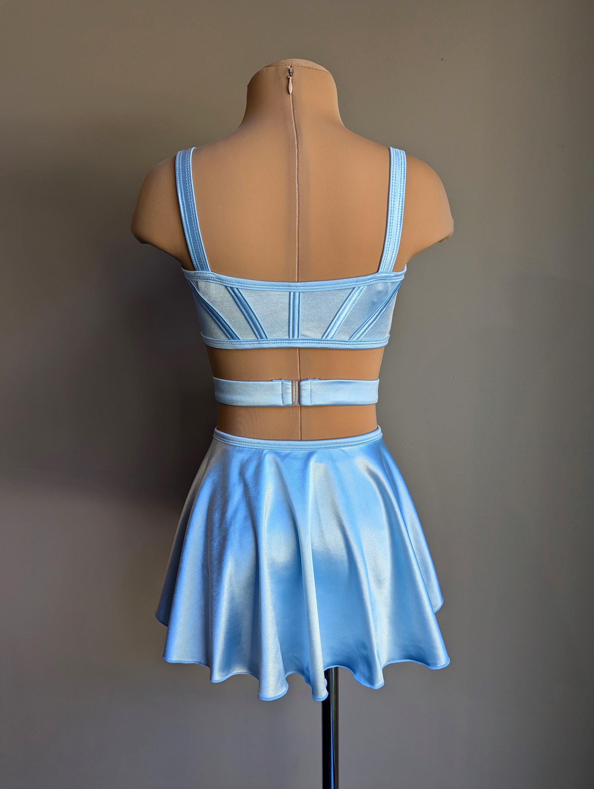 Whisper - Sky Blue Satin 