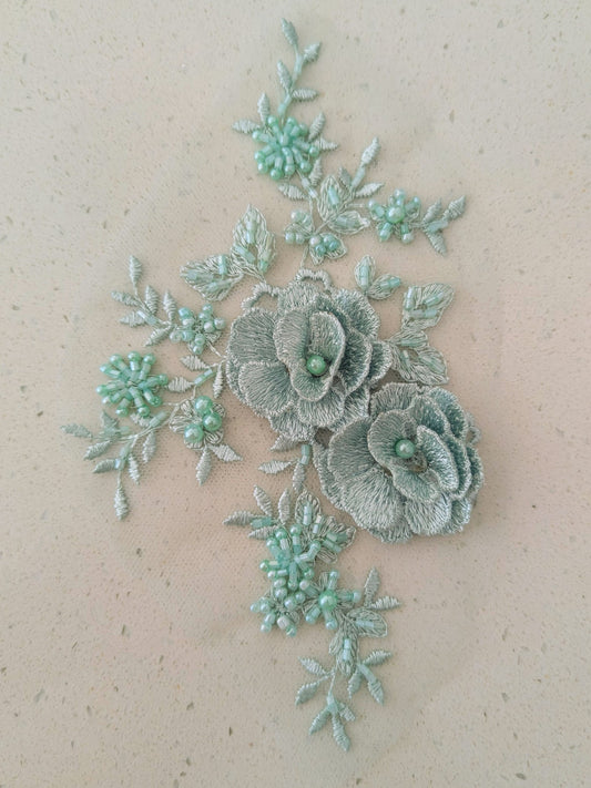 Eleanor Beaded Lace Appliqué 1 Colour 