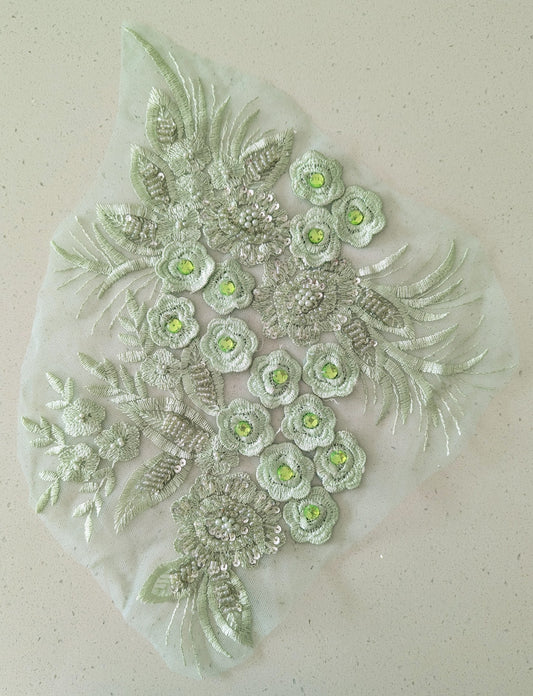 Madeleine Beaded Lace Appliqué 1 Colour 