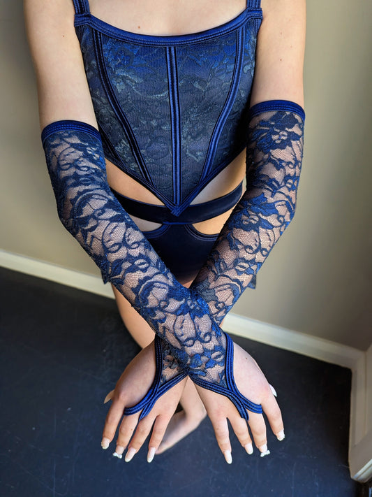 Echo - Navy Satin 