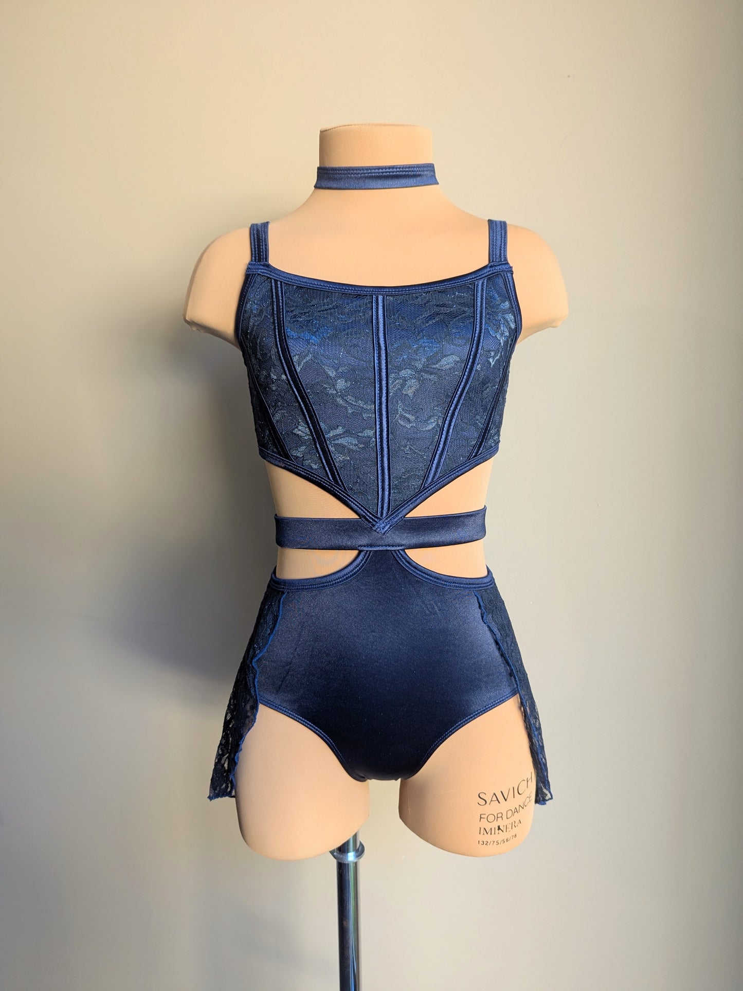 Echo - Navy Satin 