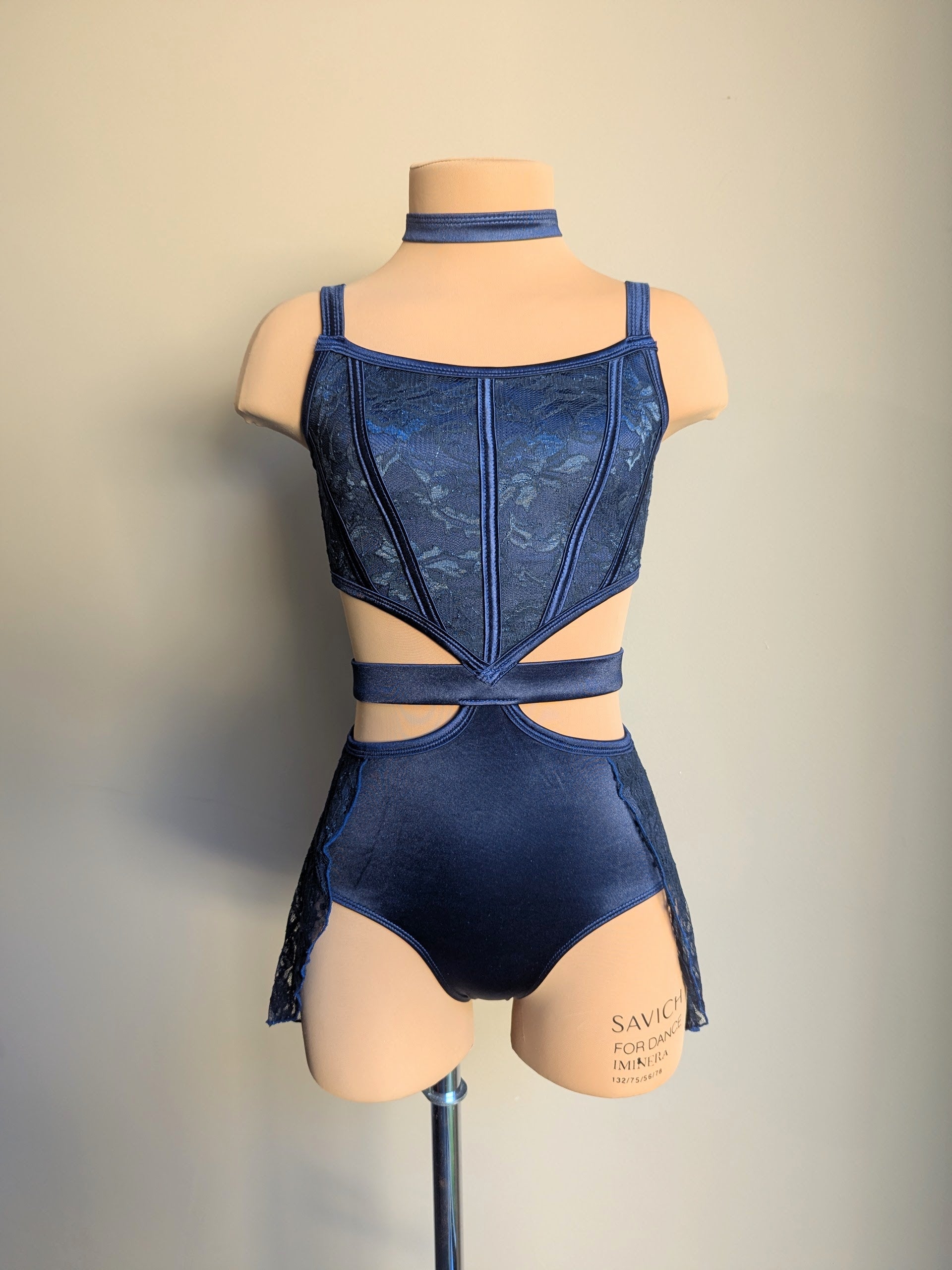 Echo - Navy Satin 