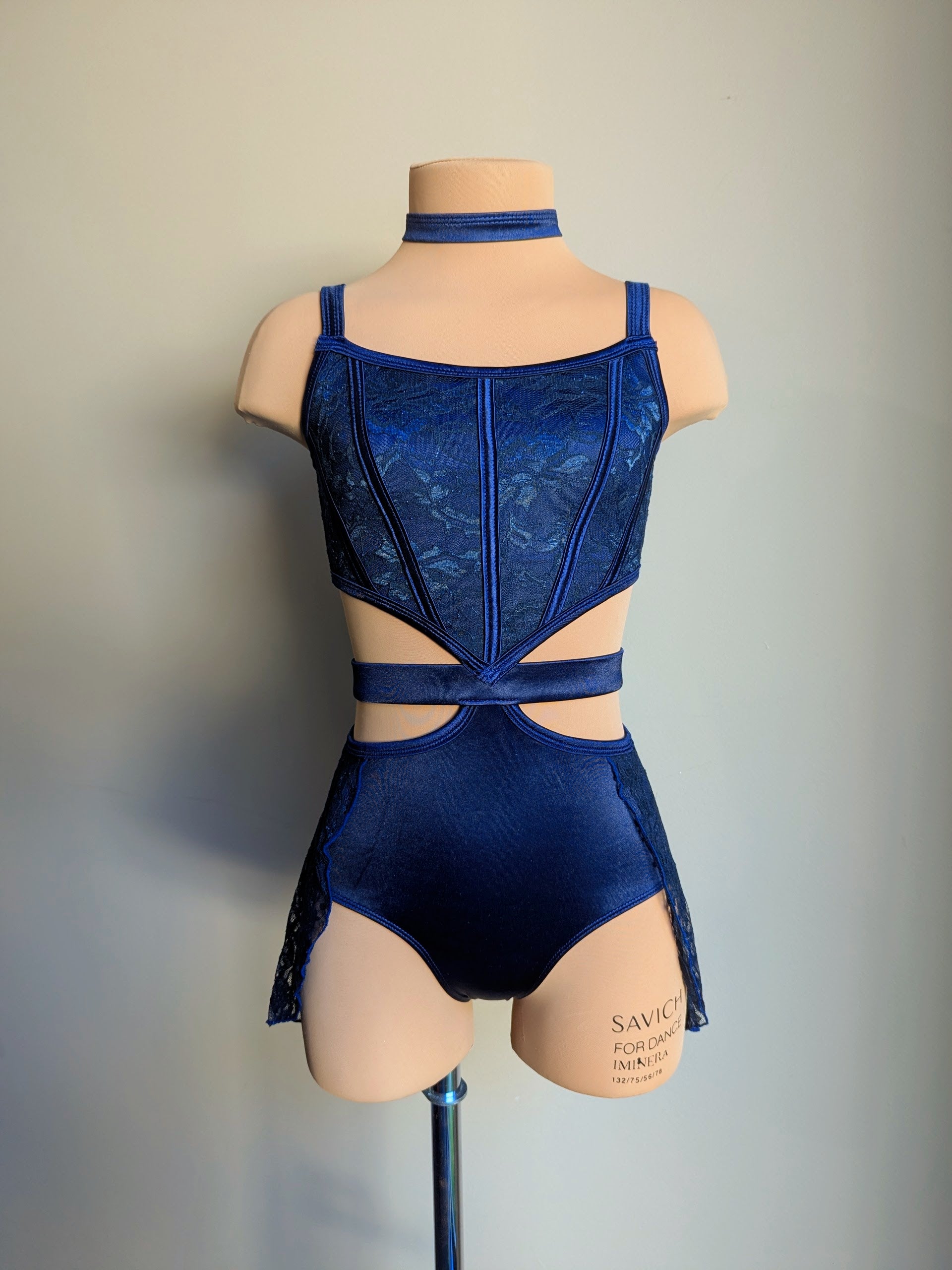Echo - Navy Satin 