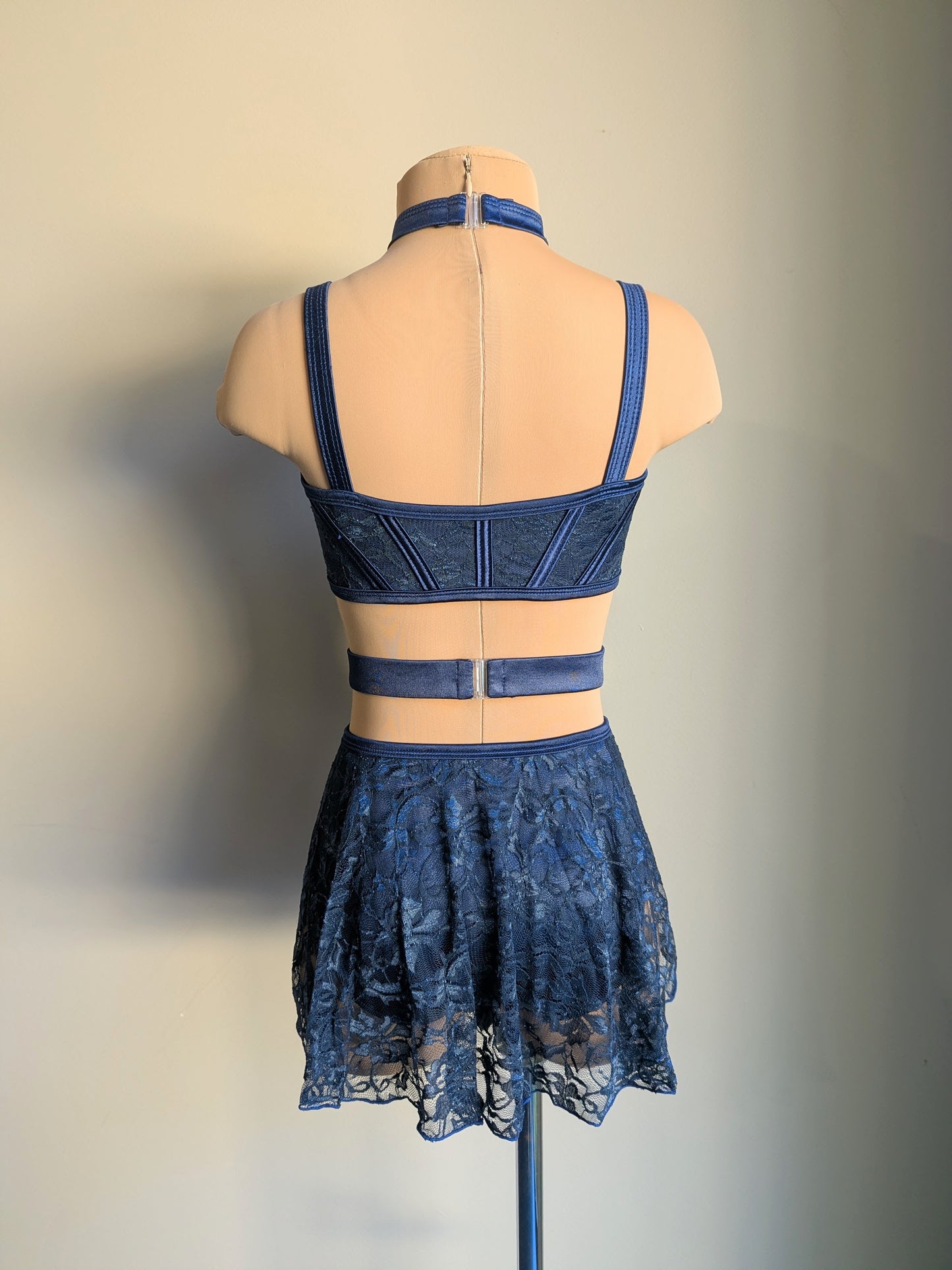 Echo - Navy Satin 