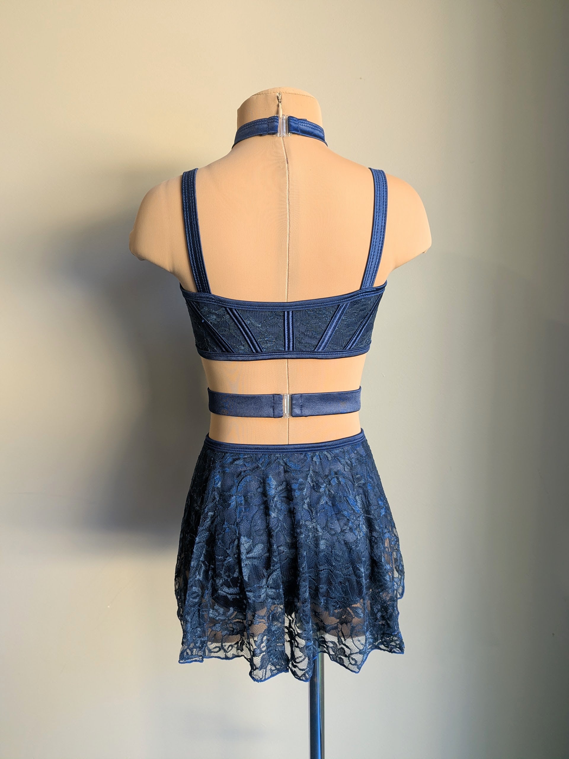 Echo - Navy Satin 