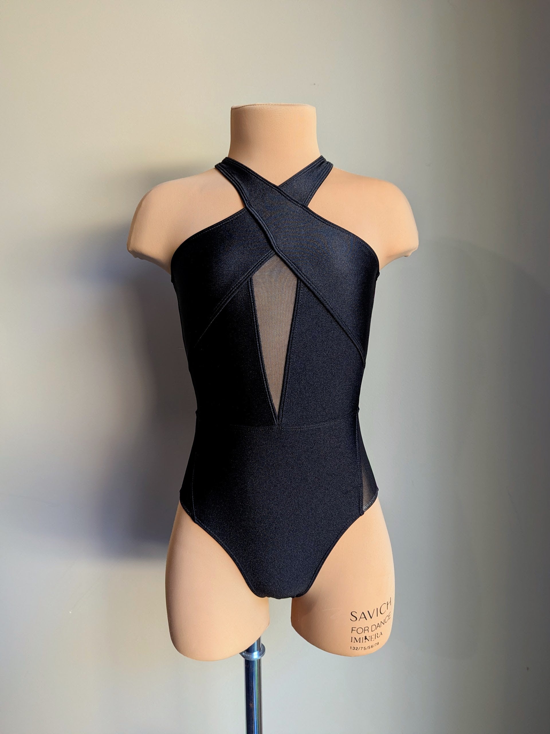 Blackout Leotard 2.0 - Black Lycra 