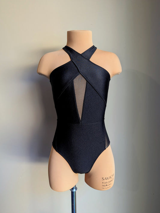 Blackout Leotard 2.0 - Black Lycra 