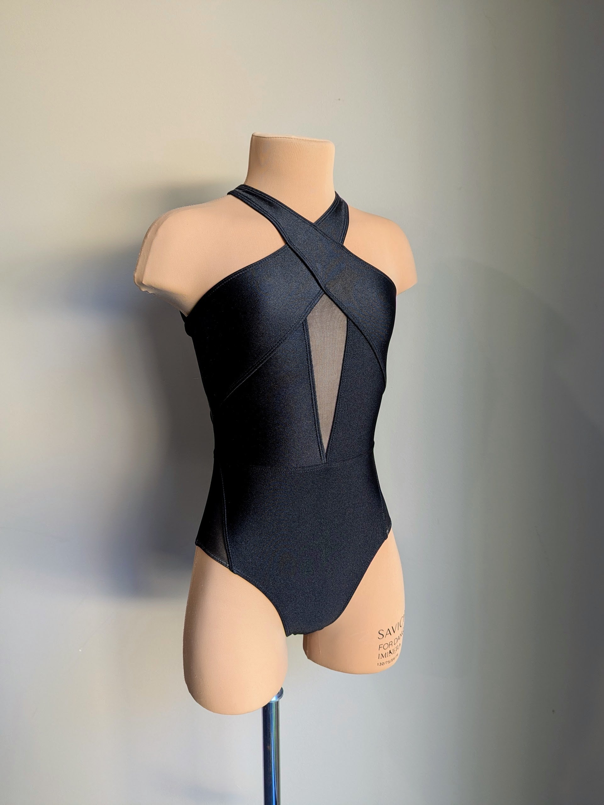 Blackout Leotard 2.0 - Black Lycra 