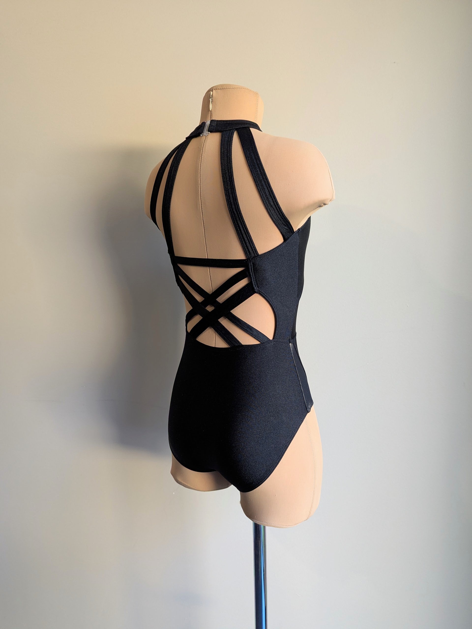 Blackout Leotard 2.0 - Black Lycra 
