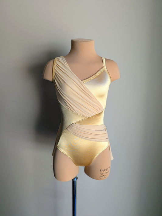 Flutter - Stardust Gold Satin 