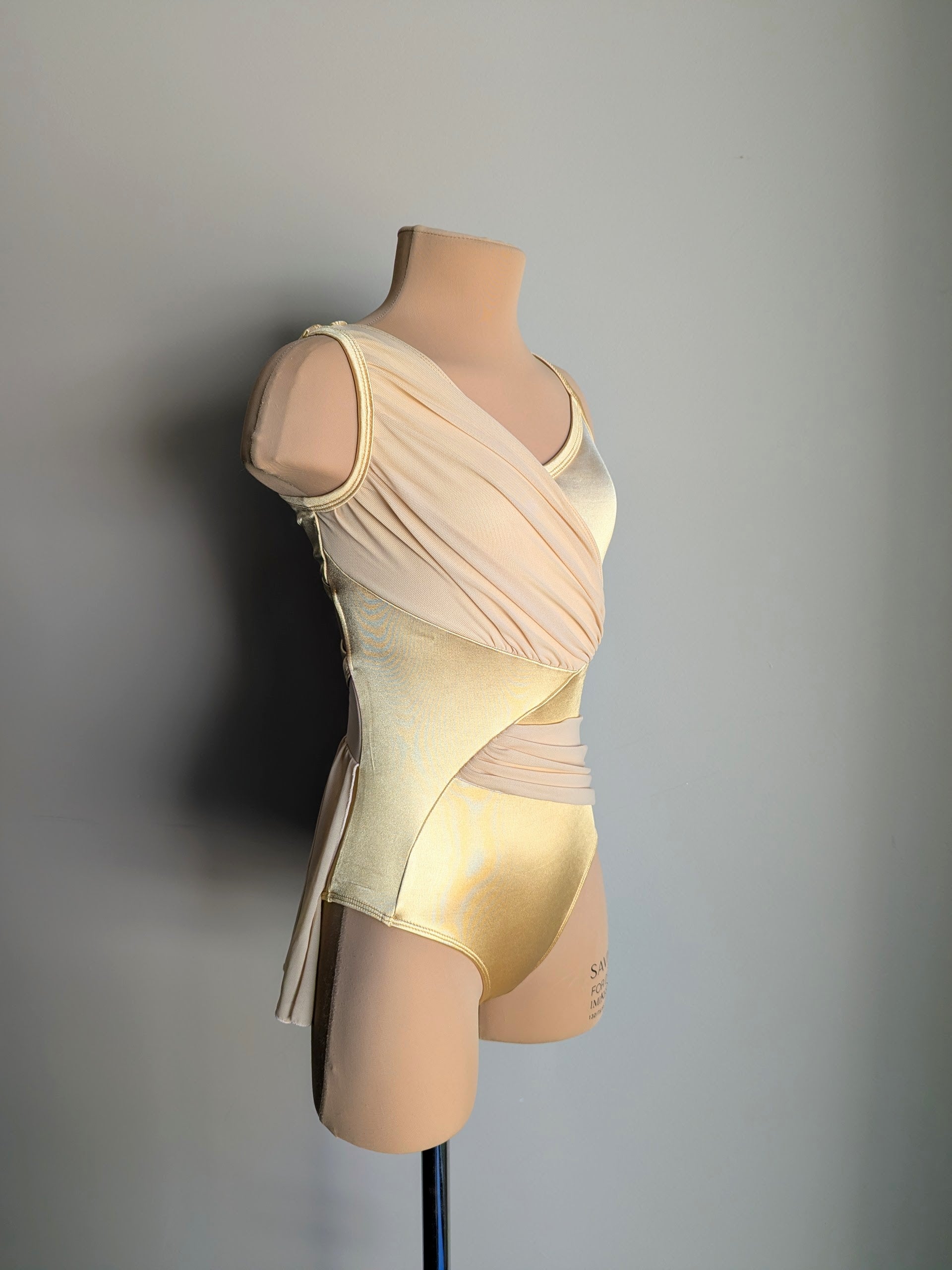 Flutter - Stardust Gold Satin 