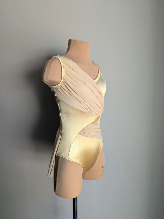 Flutter - Stardust Gold Satin 