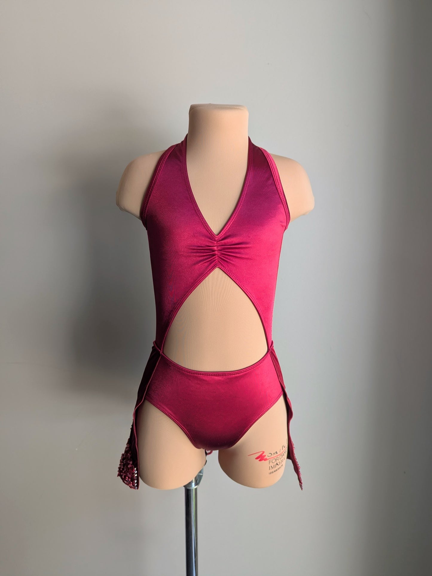 Promise Leo - Burgundy Satin 