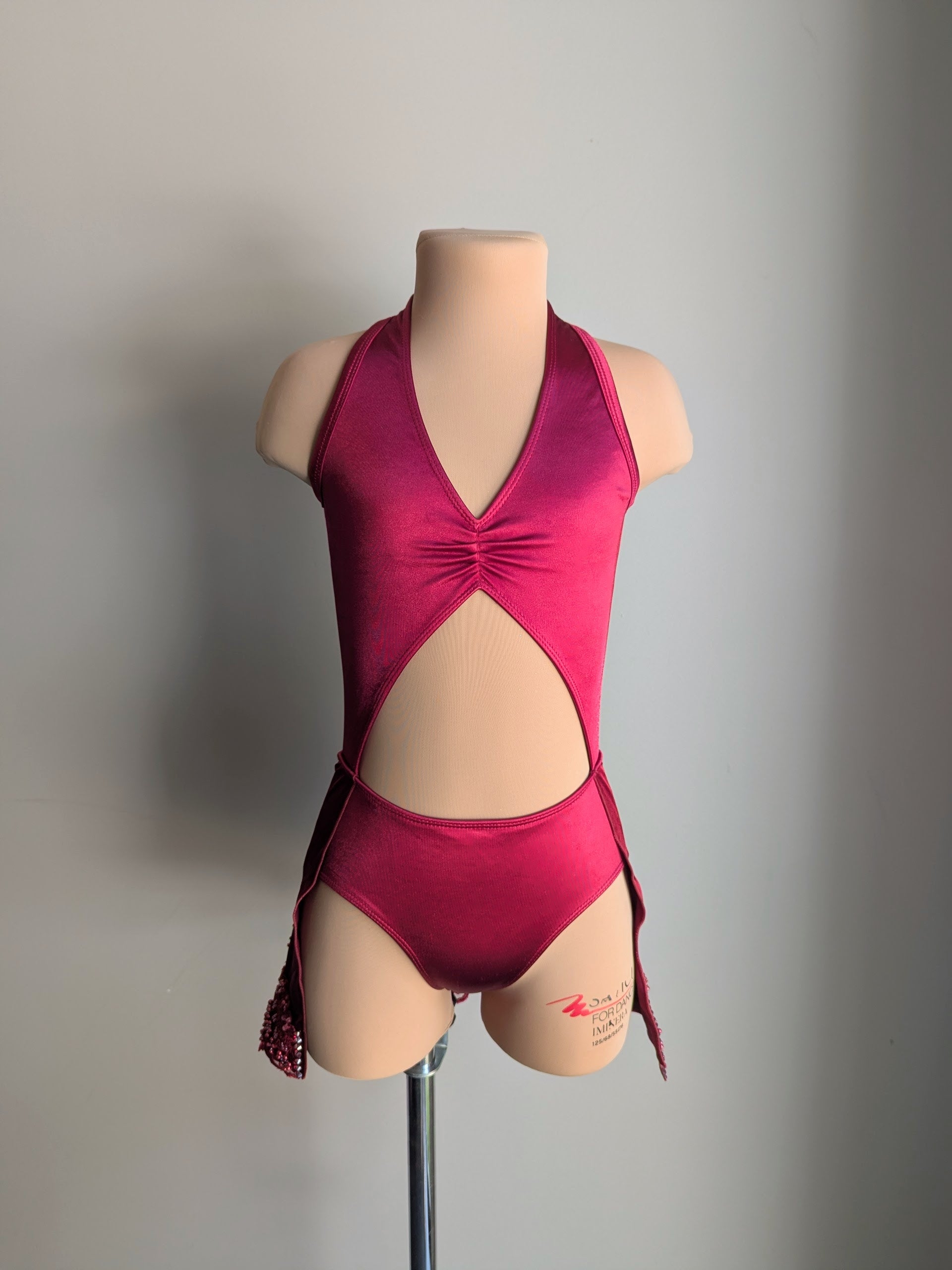 Promise Leo - Burgundy Satin 