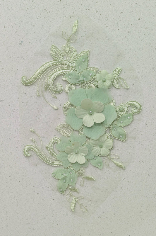 Florence Beaded Lace Appliqué 1 Colour 