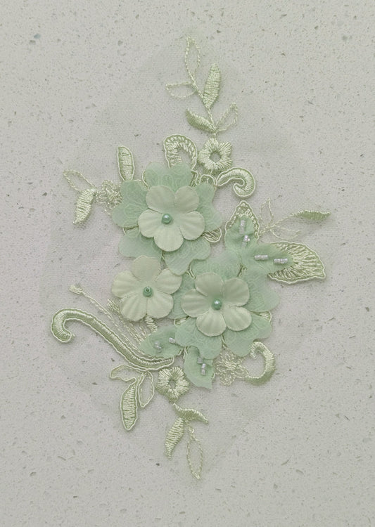 Florence Beaded Lace Appliqué 1 Colour 