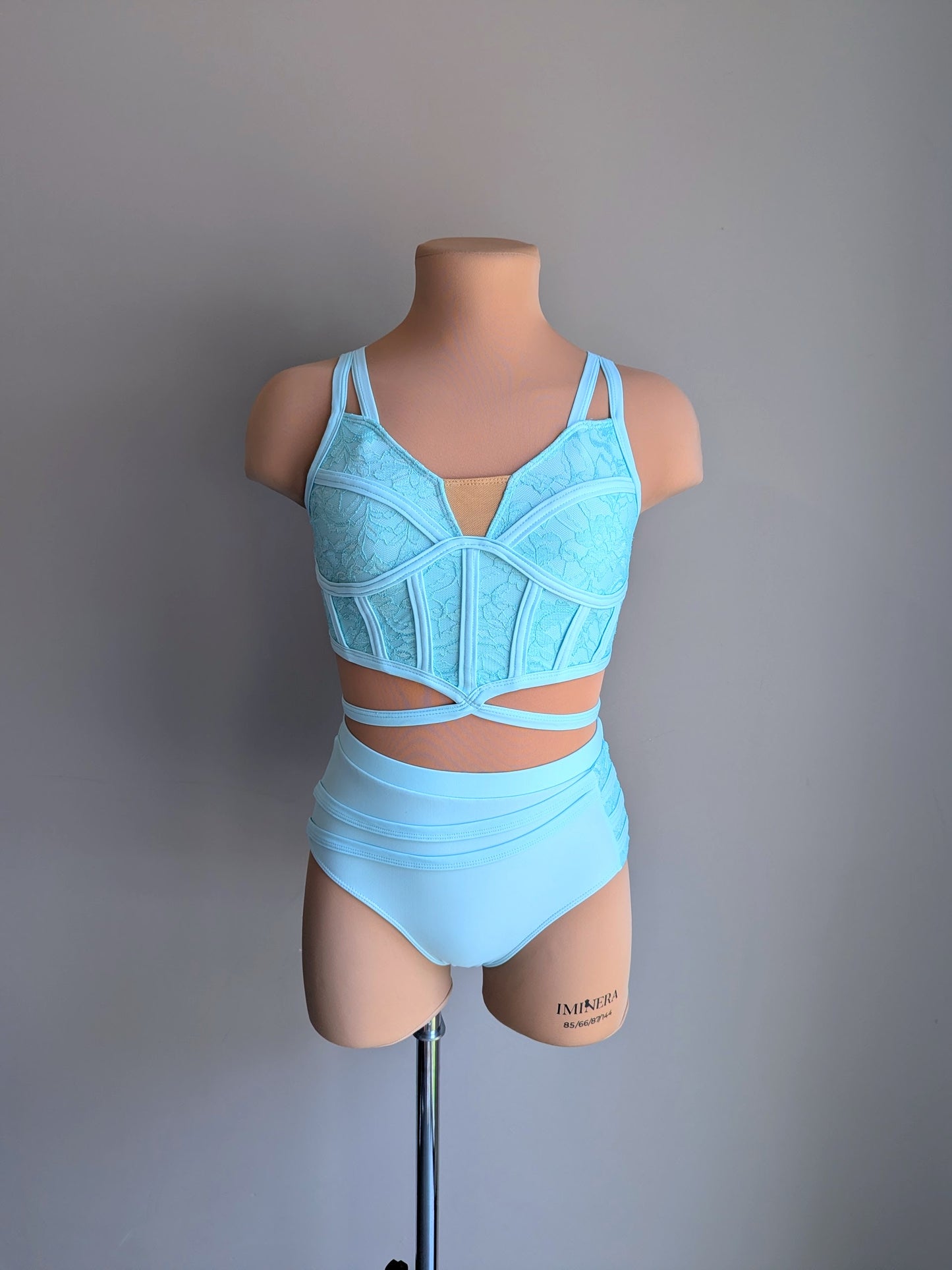 Cherish Bloom - Sky Blue Lycra | 1x CL Available