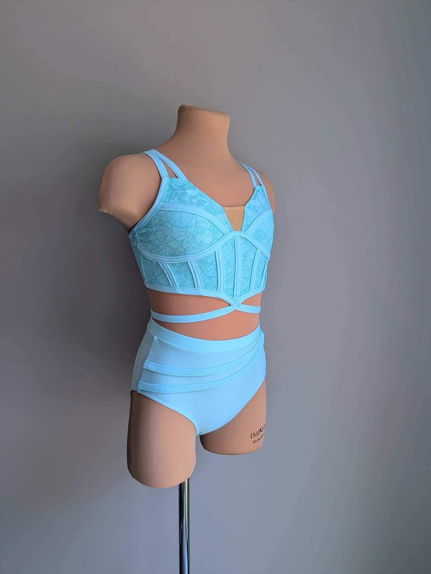 Cherish Bloom - Sky Blue Lycra | 1x CL Available