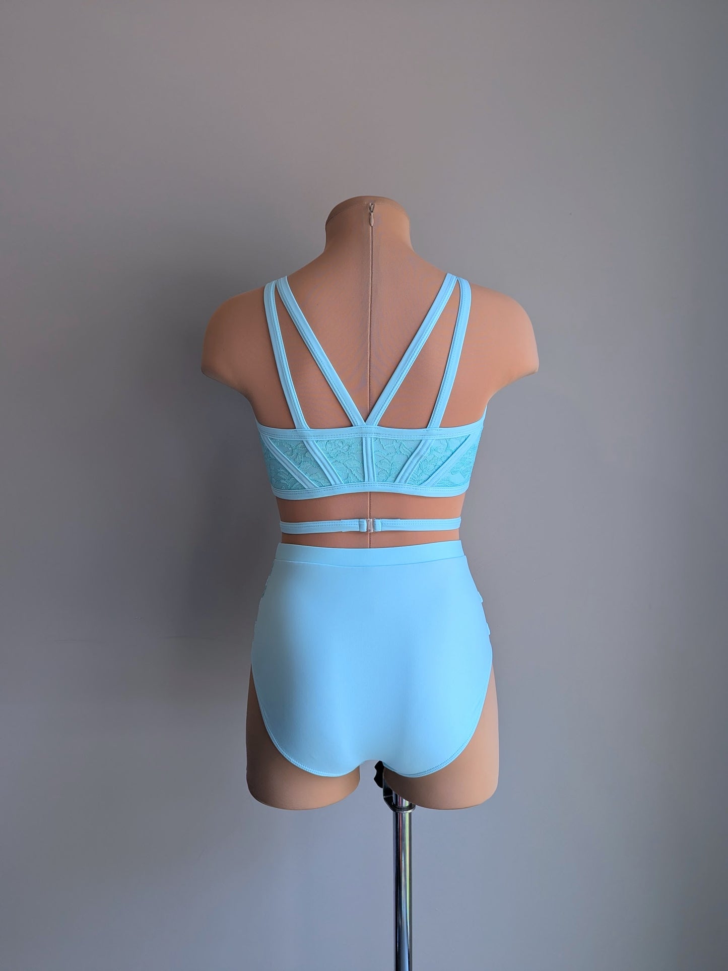 Cherish Bloom - Sky Blue Lycra | 1x CL Available