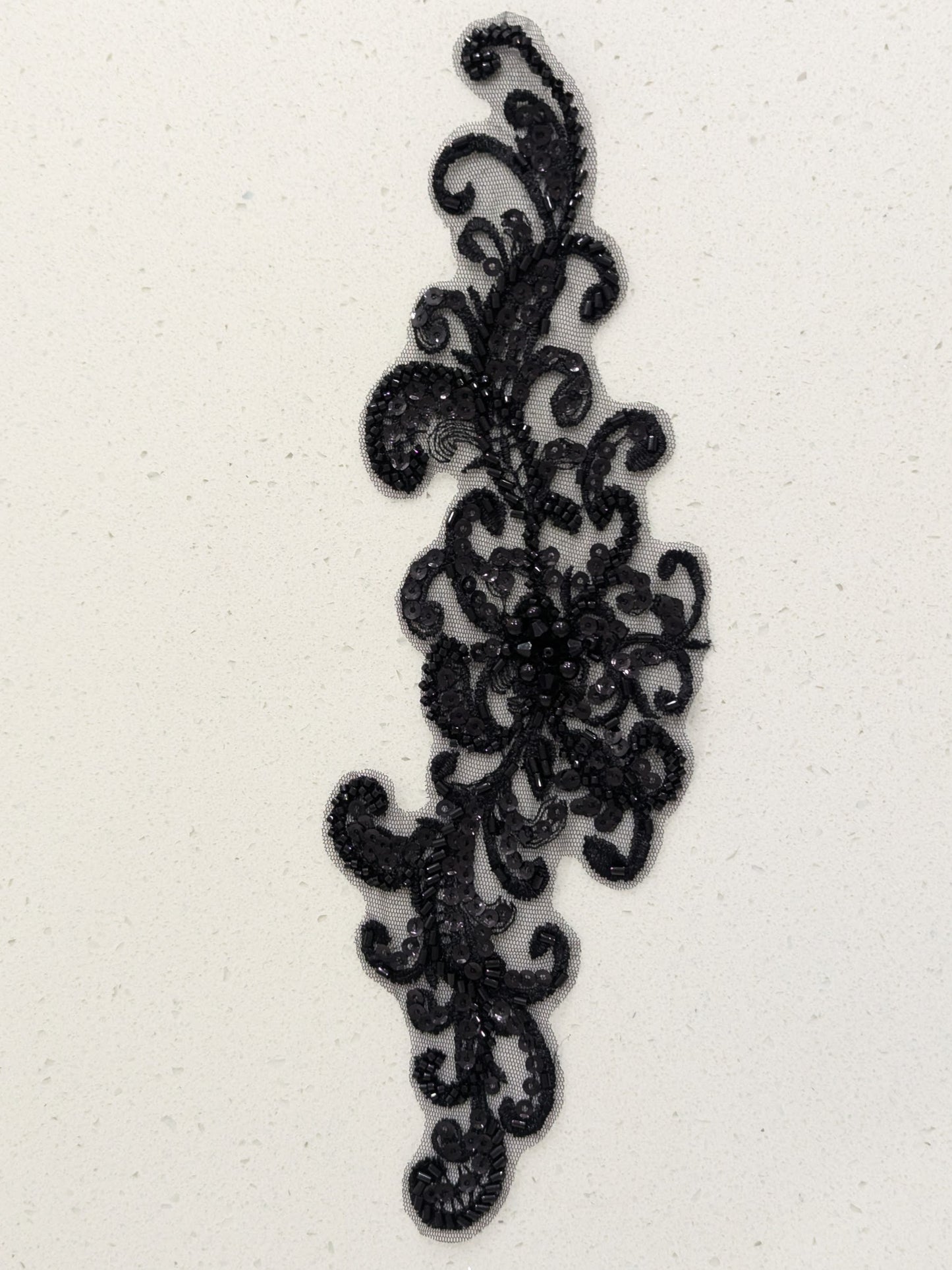 Dahlia Beaded Lace Appliqué 15 Colours 