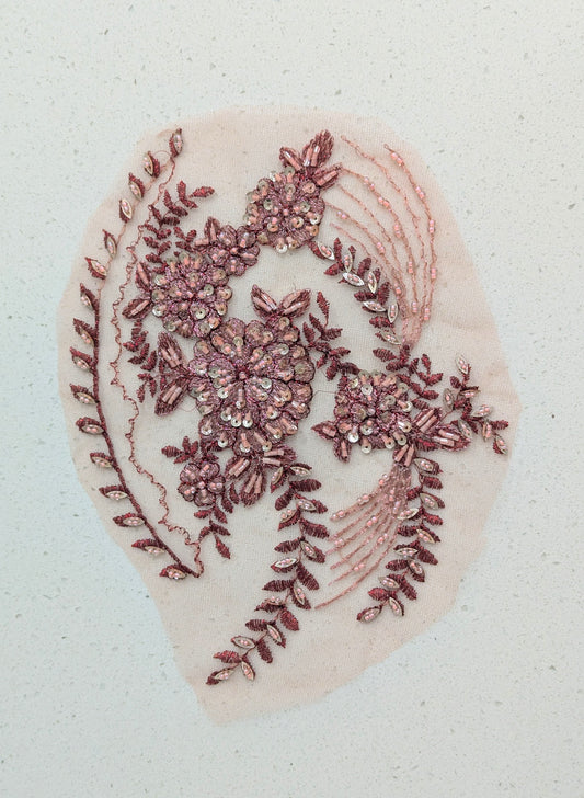 Tilly Beaded Lace Appliqué 1 Colour 