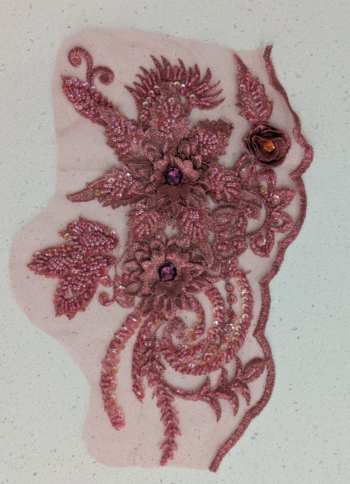 Serena Beaded Lace Appliqué 3 Colours 