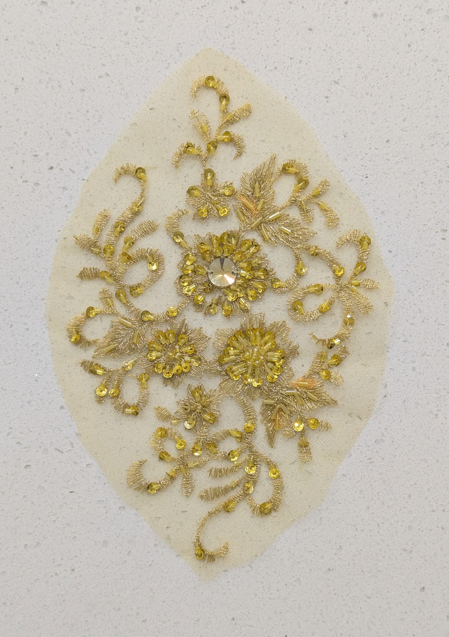 Sylvie Beaded Lace Appliqué (1 Colour)