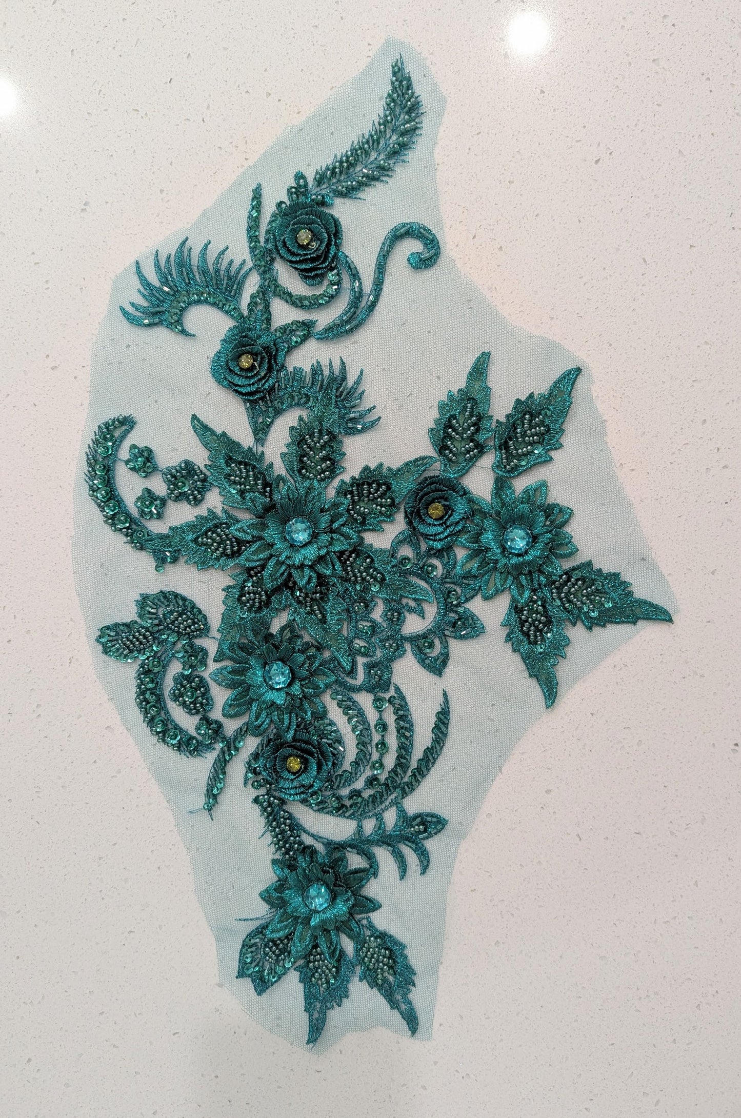 Serena Beaded Lace Appliqué 3 Colours 