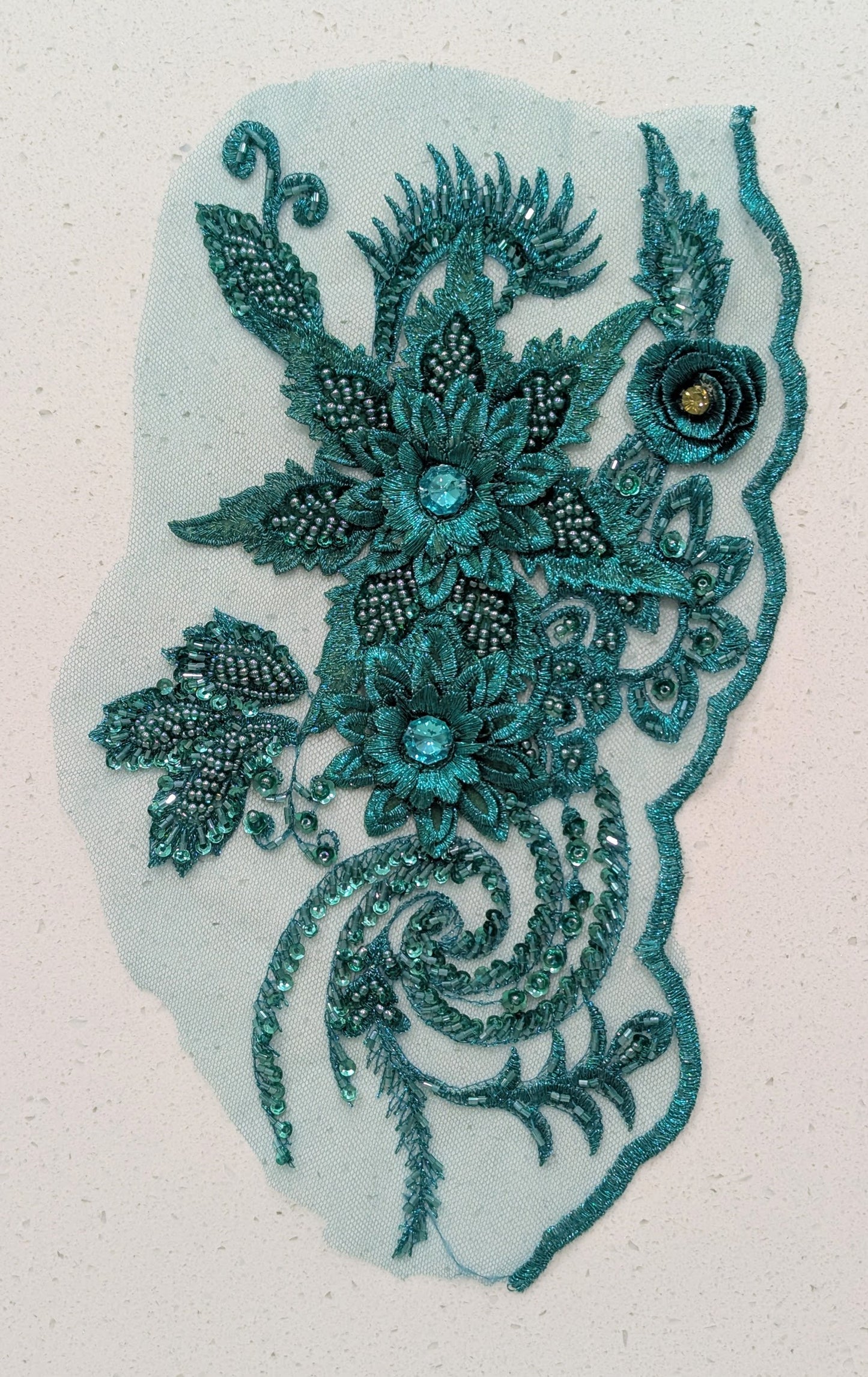 Serena Beaded Lace Appliqué 3 Colours 