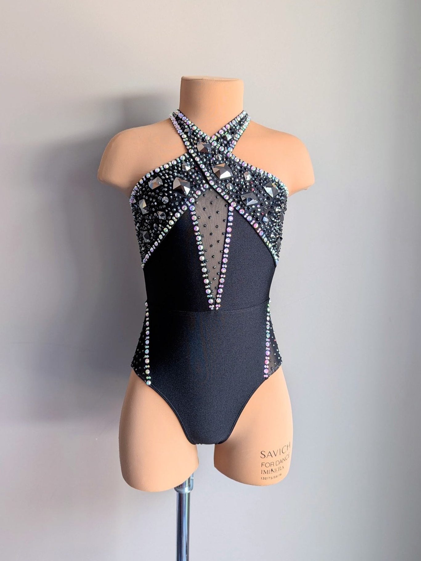 Blackout Leotard 2.0 - Black Lycra - Dazzle Pack 