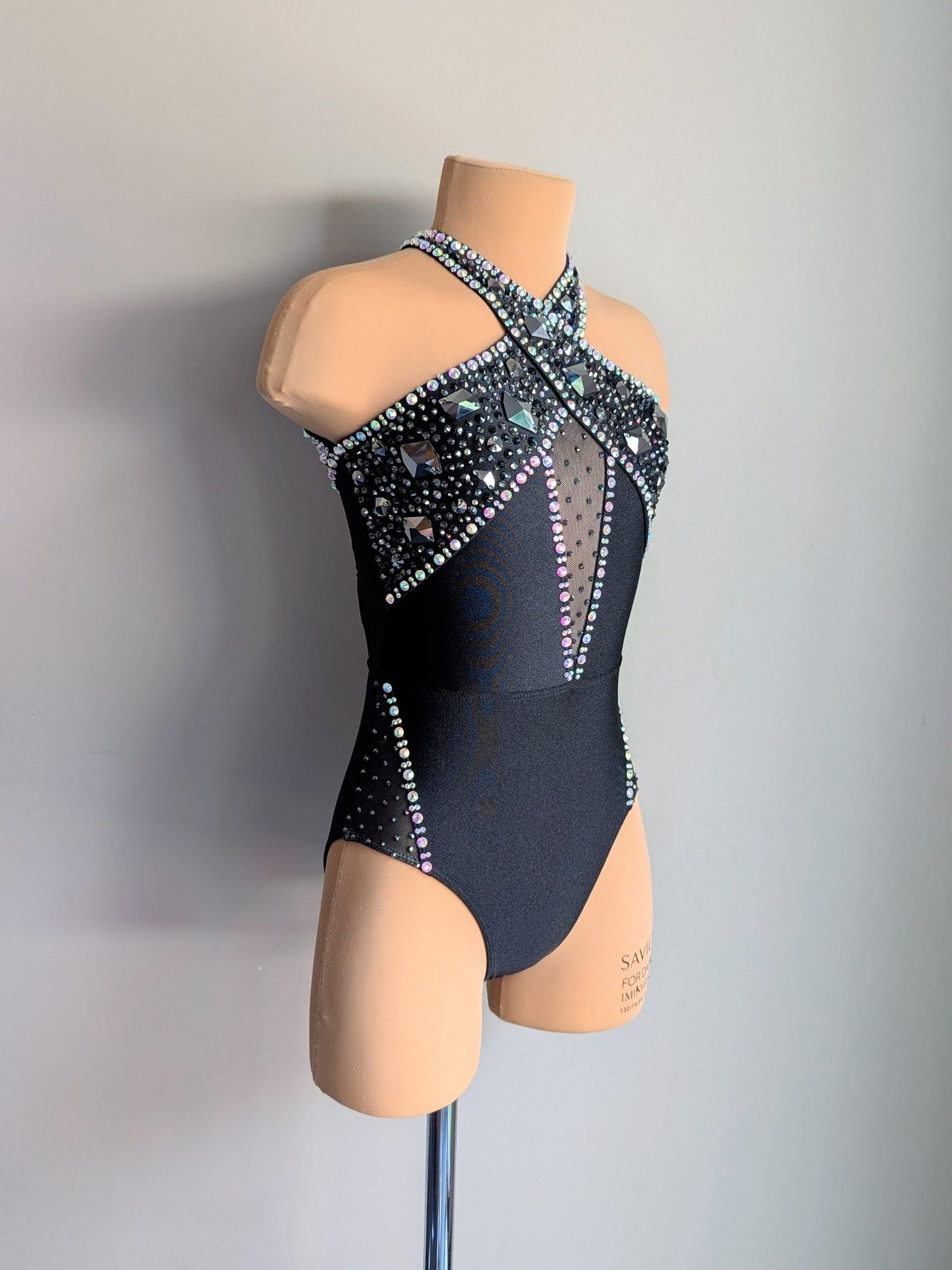Blackout Leotard 2.0 - Black Lycra - Dazzle Pack 