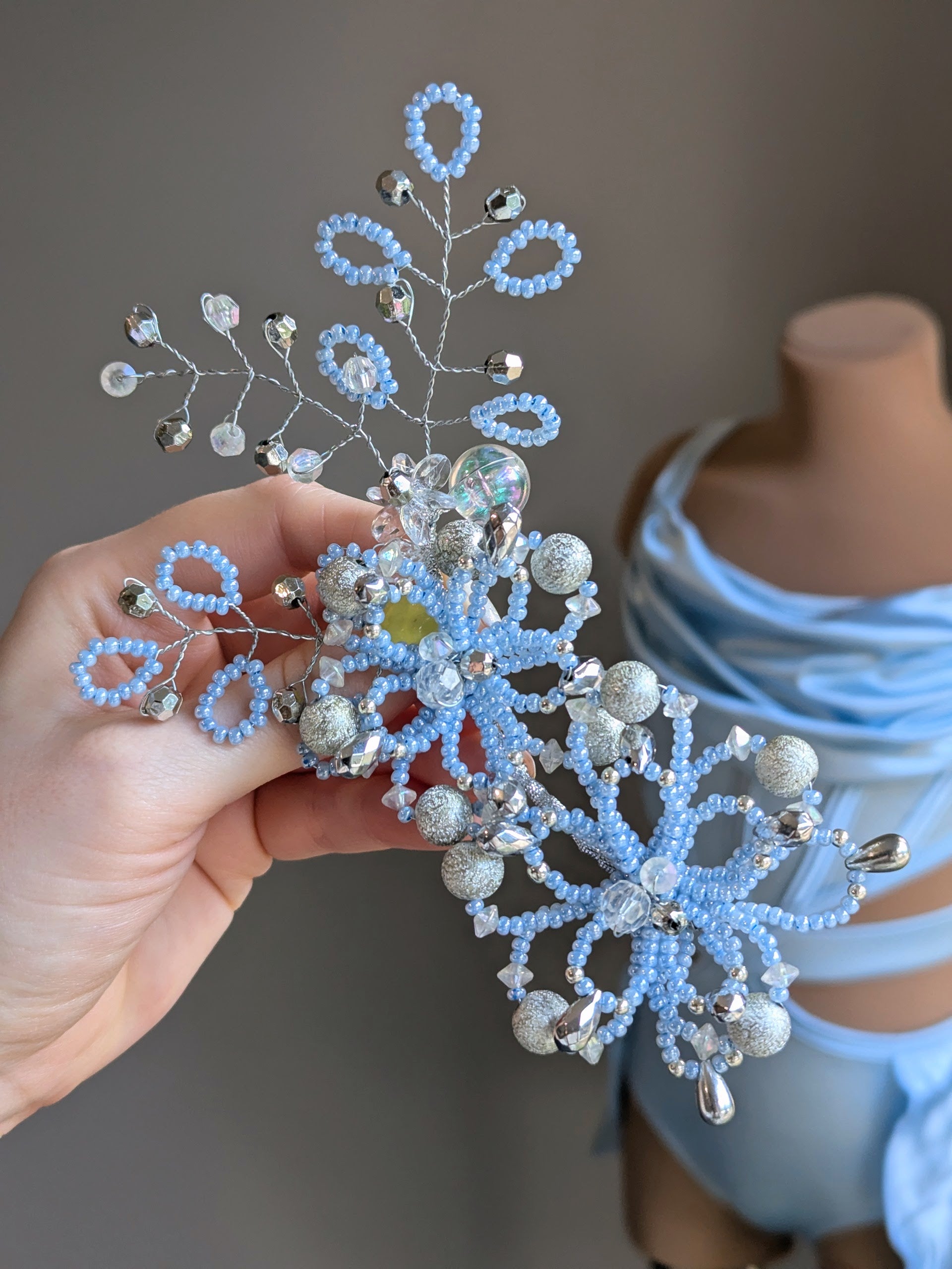 Headpiece - Sky Blue 