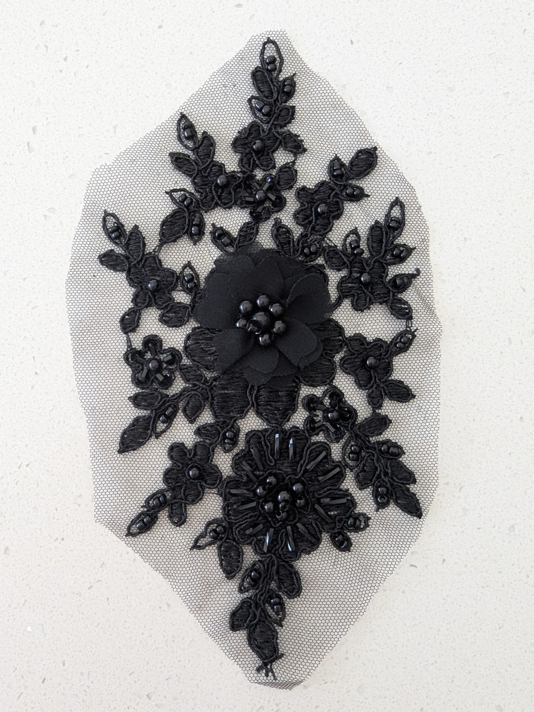 Sophie Beaded Lace Appliqué 1 Colour 