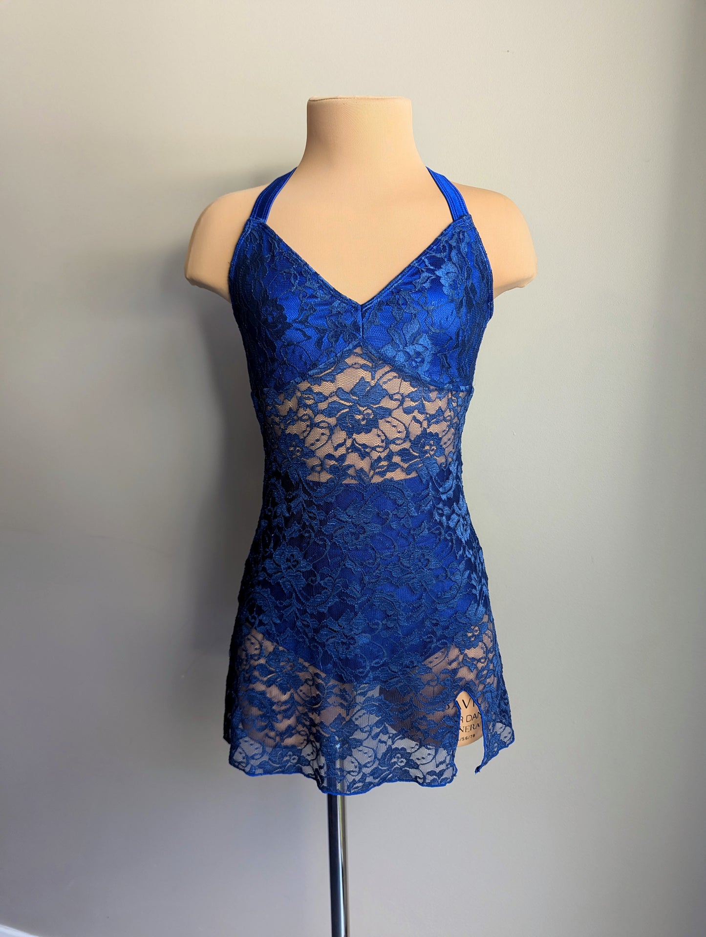 Silhouette 2.0 Slip Dress - Navy Lace (Briefs Included)