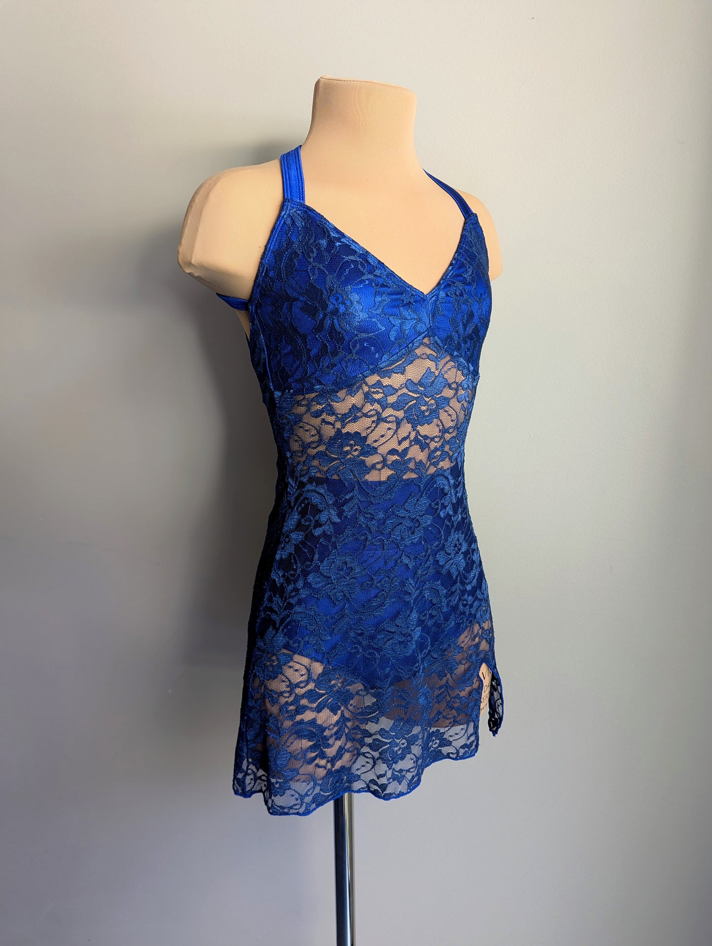 Silhouette 2.0 Slip Dress - Navy Lace (Briefs Included)