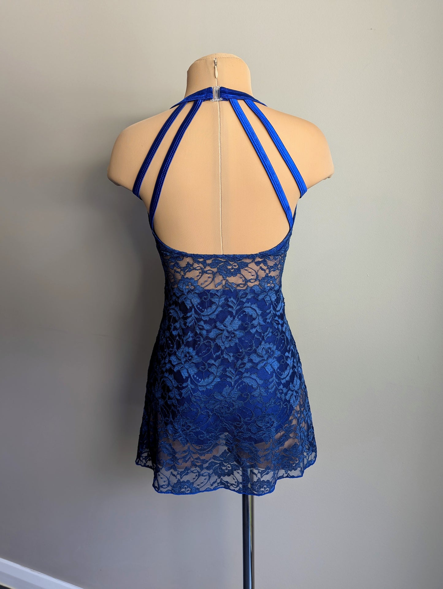 Silhouette 2.0 Slip Dress - Navy Lace (Briefs Included)