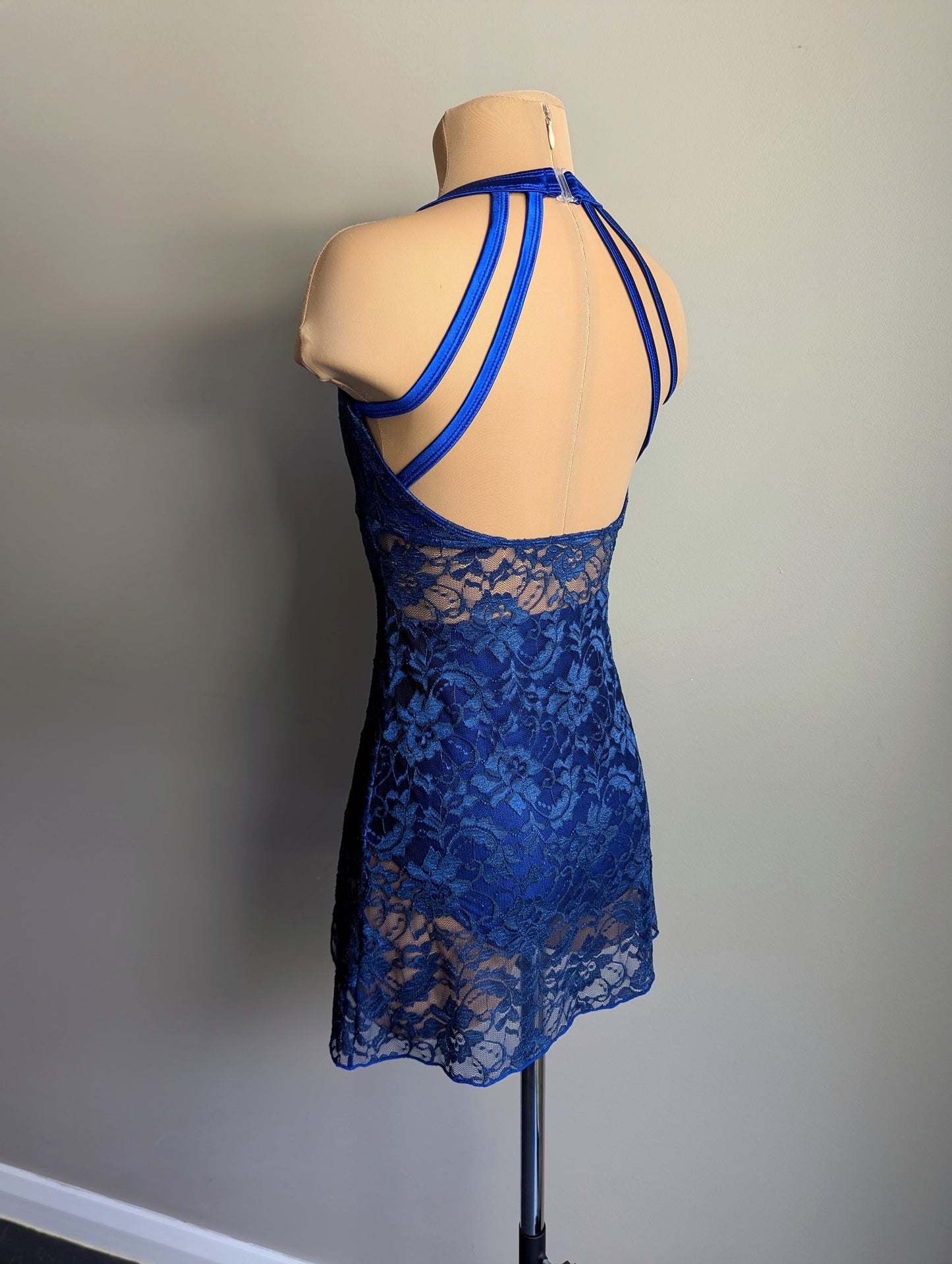 Silhouette 2.0 Slip Dress - Navy Lace (Briefs Included)