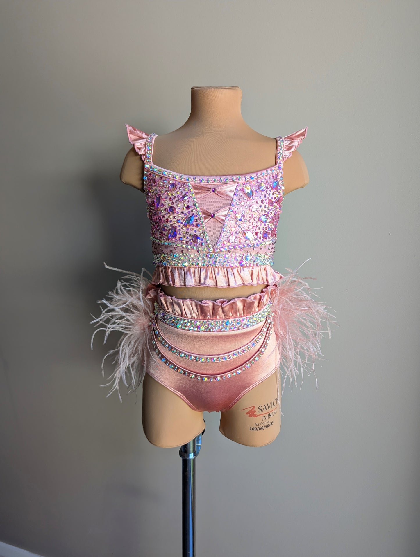 Pinky Promise Fully Dazzled Feather Edition - Blush Satin