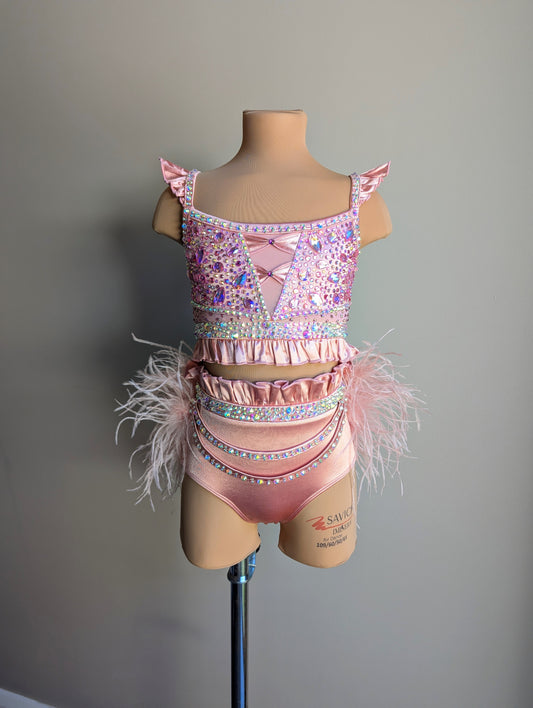 Pinky Promise Fully Dazzled Feather Edition - Blush Satin 